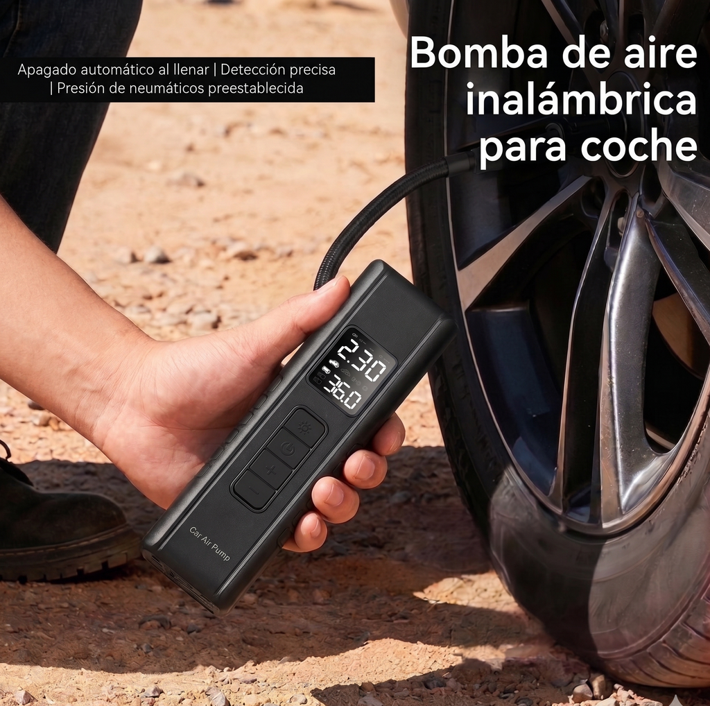 Compresor de Aire Digital Portátil