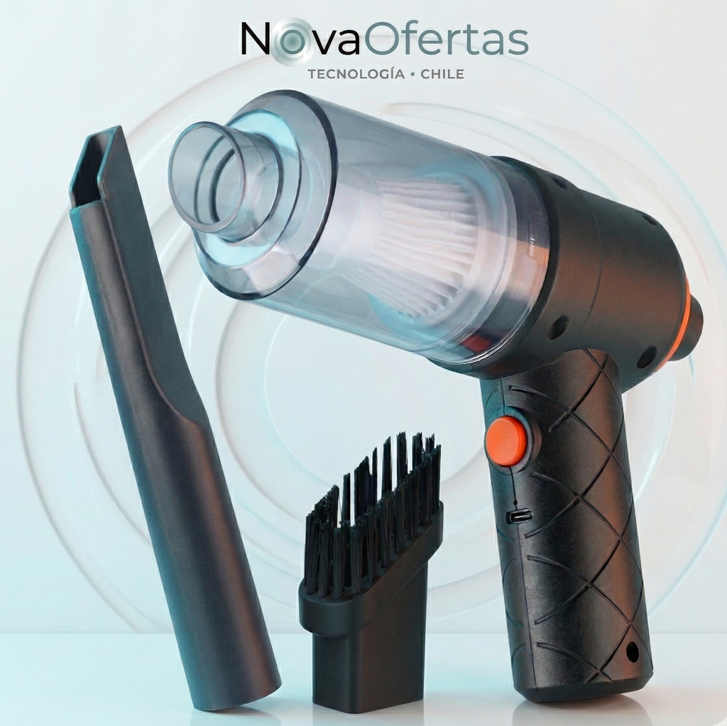Súper Aspiradora Portátil Inalámbrica + Soplador (2 en 1)