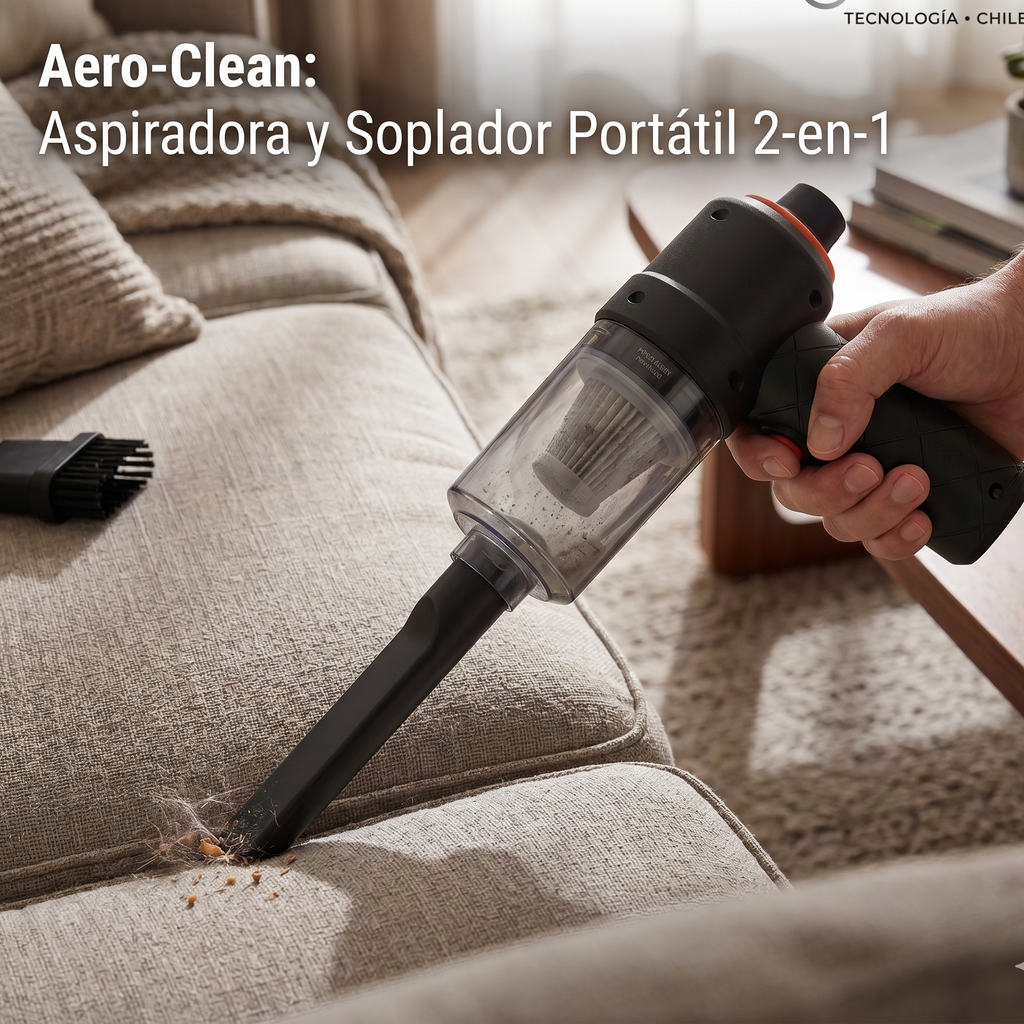 Súper Aspiradora Portátil Inalámbrica + Soplador (2 en 1)