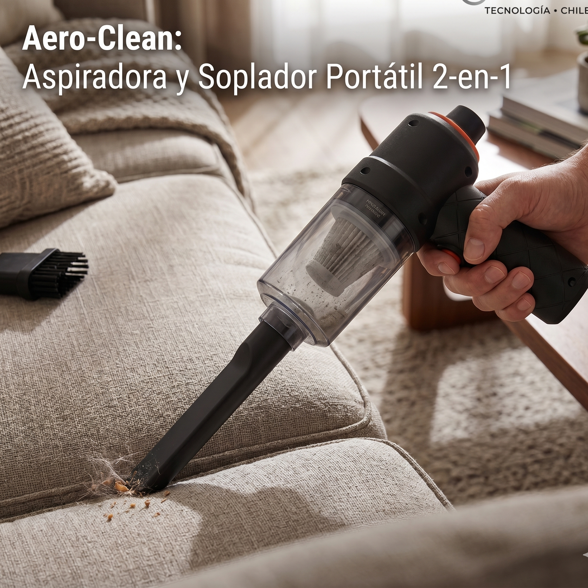 Súper Aspiradora Portátil Inalámbrica + Soplador (2 en 1)